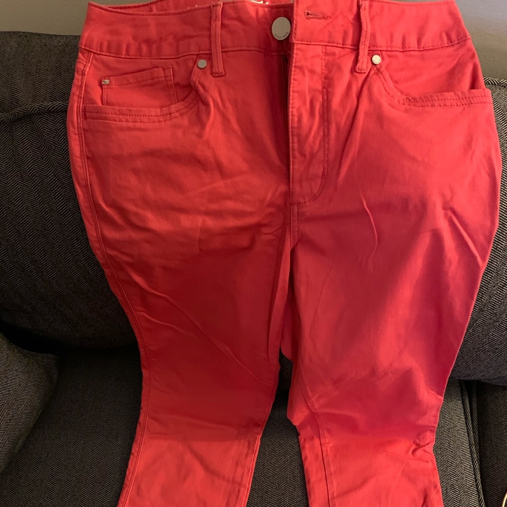 Coral casual pants